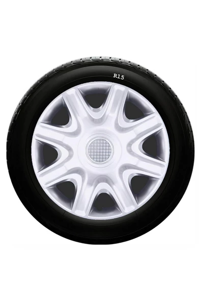 Dacia Uyumlu 15 Inc Kırılmaz SKS Jant Kapağı 1 Takım 4 Adet No:332 ürün görseli