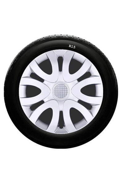 Dacia Uyumlu 15 Inc Kırılmaz SKS Jant Kapağı 1 Takım 4 Adet No:330 ürün görseli