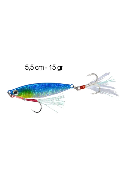 Jig Yem 15 gr MetalJig Suni Yapay BalıkYemi Rapala İstavrit Sarıkanat Lüfer Levrek Palamut Jig