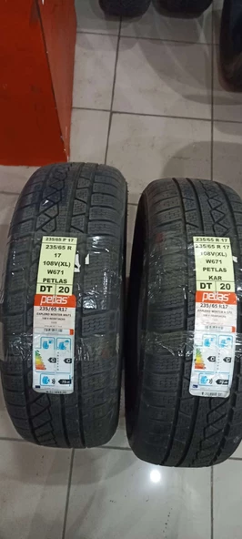 235/65 R 17 108 V(XL)W671 PETLAS KAR LASTİĞİ-(2ADET)SATIŞ ÜRETİM TARİHİ:2020  2356517