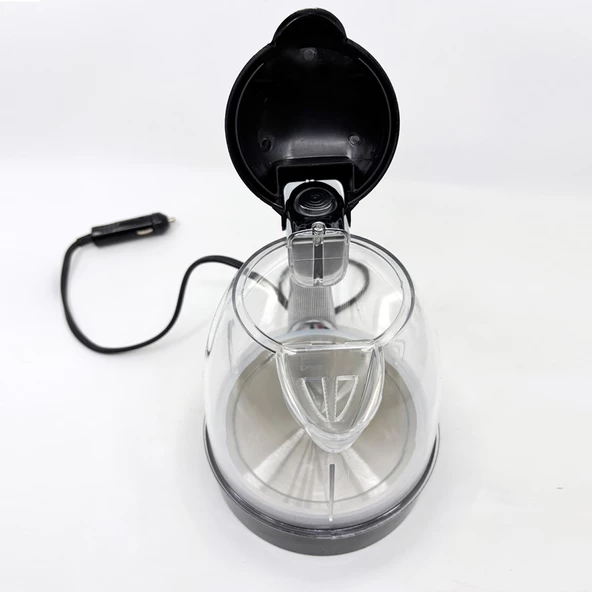 Kent 24 Volt Araç İçi Oto Su Isıtıcı Kettle Çaydanlık 1 Lt Siyah - 3