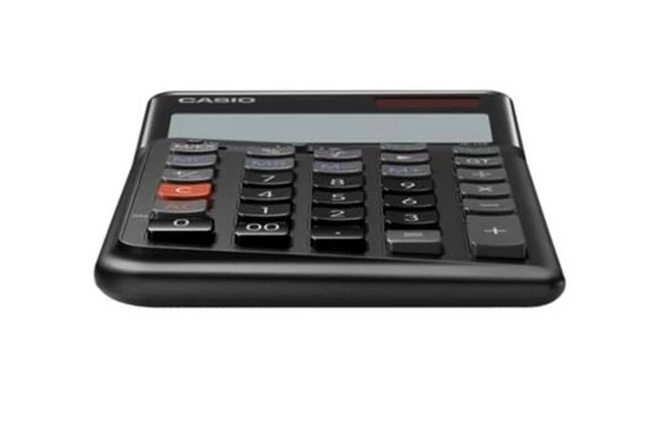 Casio Siyah 12 Hane Masa Üstü Ergonomik Tuşlu Hesap Makinesi