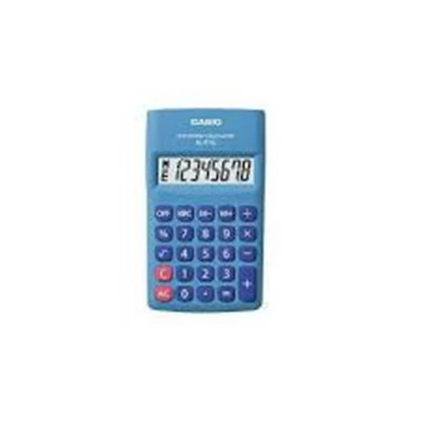 Casio 8 Hane Mavi Cep Tipi Hesap Makinesi