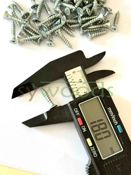 SUNTA VİDASI 1000 ADET 3.5X18 MM ÇİNKO - 5