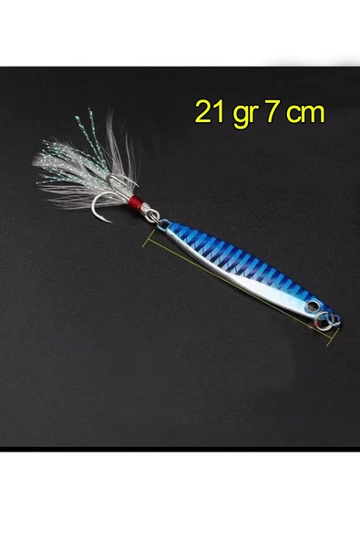 Jig Yem 21 grMetalJig SuniYapay BalıkYemi Rapala İstavrit Sarıkanat Lüfer Levrek Palamut Jig ürün görseli