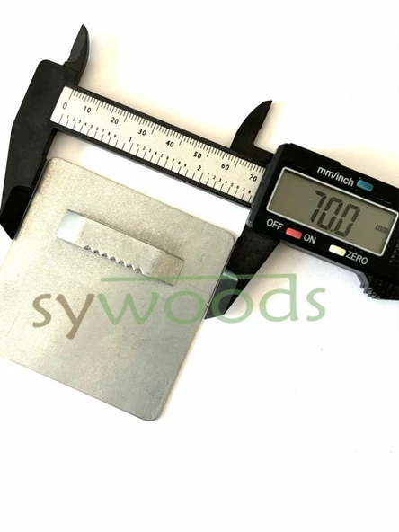 Cam ayna askısı yapıştırmalı 7x7 cm 2 adet - 2