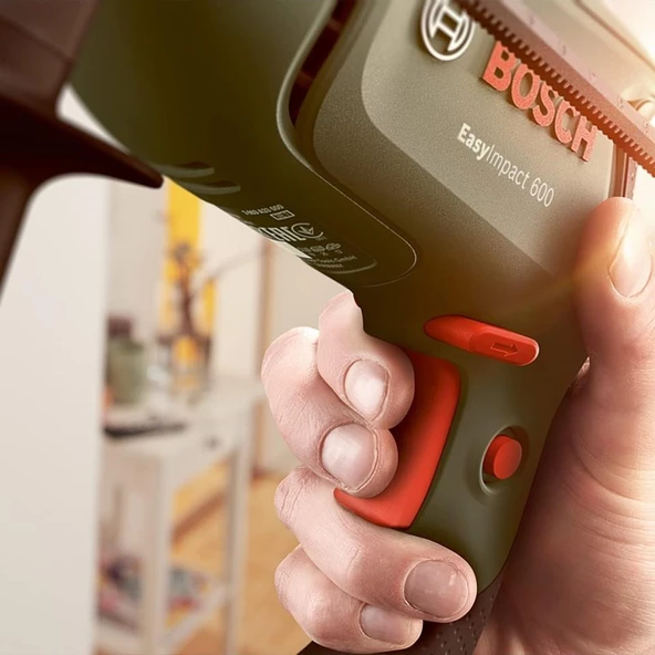 Bosch Easyimpact 600 13MM 600 Watt Darbeli Matkap + 103 Parça Matkap Ucu Vidalama Ucu Lokma Ucu Seti + Sırt Çantası - 3