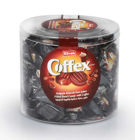 Coffex Kahveli Şeker 1000 Gr. Silindir (1 Kutu) - 4