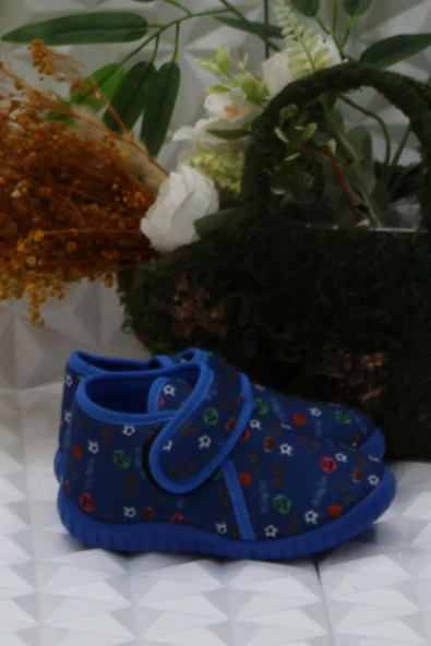 Fort Sly 5401 Lacivert Anaokulu Kreş Ev Erkek Çocuk Panduf Ayakkabı - Resim 2