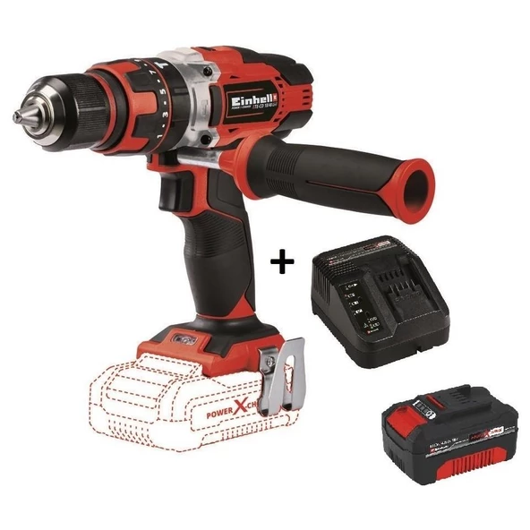 Einhell Te-Cd 18/48 Li-I Darbeli Matkap + 4.0 Ah Starter Kit