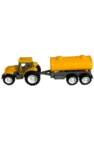 Traktör Oyuncak 3'lü Set Süper Farm Modern Design RÖMORKLU TRAKTÖR SET - Resim 4