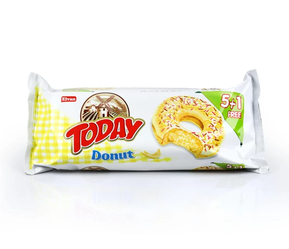 Today Donut Muzlu Kek Multipack Paket 35 Gr. 6 Adet (1 Paket)