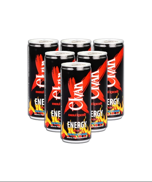 Elvan Enerji İçeceği 250 ML. 6lı Paket