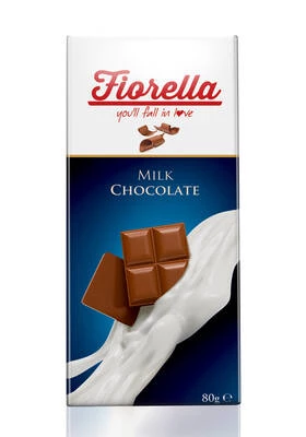 Fiorella Sütlü Çikolata Tablet 80 Gr. 1 Adet