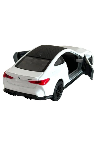 BMW M4 MODEL ARABA 1:36 ÖLÇEK 11CM METAL DİECAST - 5