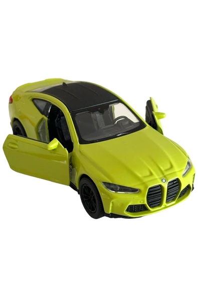 BMW M4 MODEL ARABA 1:36 ÖLÇEK 11CM METAL DİECAST - 3