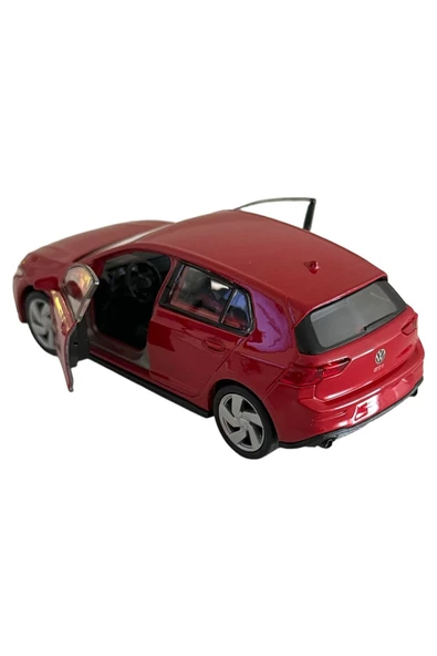 VOLKSWAGEN GOLF 8 GTI MODEL ARABA 1:32 ÖLÇEK 11CM METAL DİECAST - 2