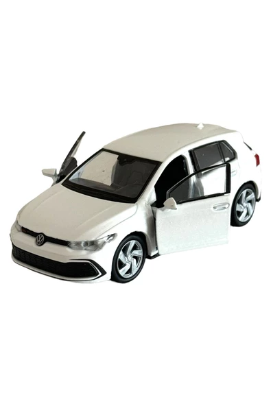 VOLKSWAGEN GOLF 8 GTI MODEL ARABA 1:32 ÖLÇEK 11CM METAL DİECAST ürün görseli 1