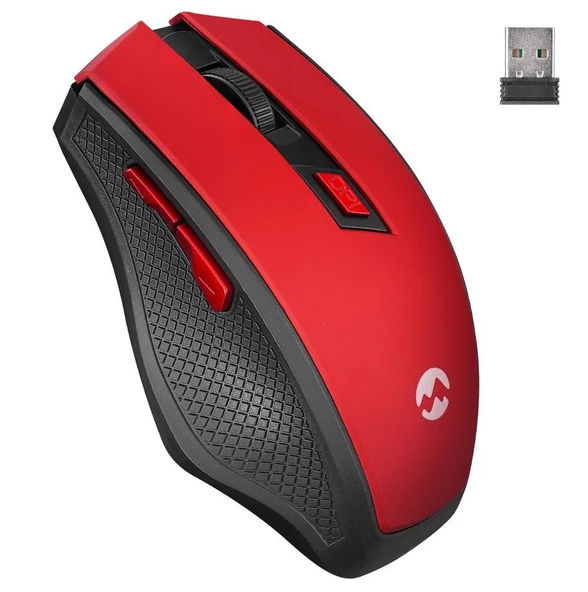 Everest SMW-777 Usb Kırmızı 2.4Ghz Optik Wireless Mouse