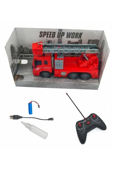 Uzaktan Kumandalı İtfaiye 1/18 Ölçek 5 Fonksiyonlu - 2
