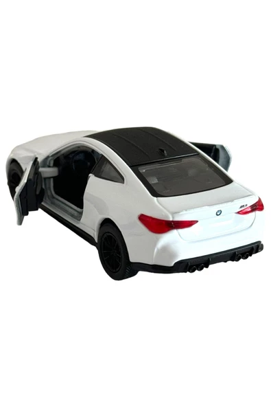 BMW M4 MODEL ARABA 1:36 ÖLÇEK 11CM METAL DİECAST - 4