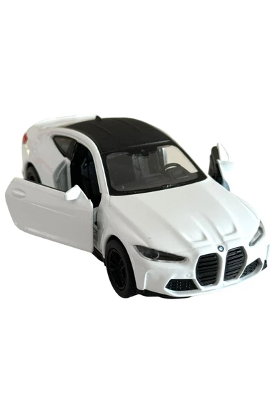 BMW M4 MODEL ARABA 1:36 ÖLÇEK 11CM METAL DİECAST - 3
