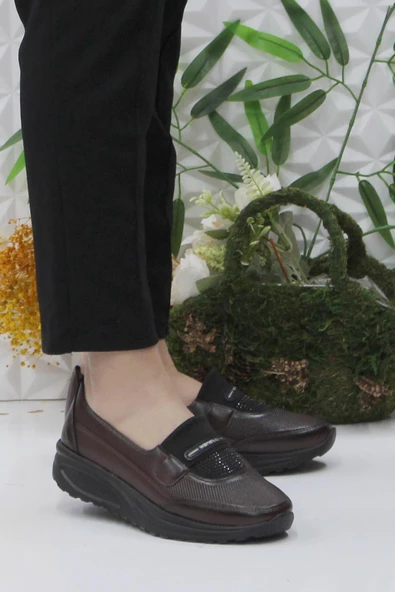 Fort Wnt 3451 Ortopedik Anne Ayakkabısı Yürüyüş Ayakkabısı Kadın Günlük Ayakkabı - Resim 6