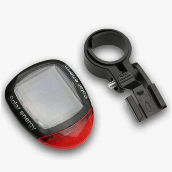 Bisiklet Lambası Güneş ile LED Şarj Edilebilir Bisiklet Kuyruk Solar Bisiklet Lambası - 4