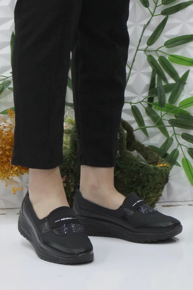 Fort Wnt 3451 Ortopedik Anne Ayakkabısı Yürüyüş Ayakkabısı Kadın Günlük Ayakkabı - Resim 2