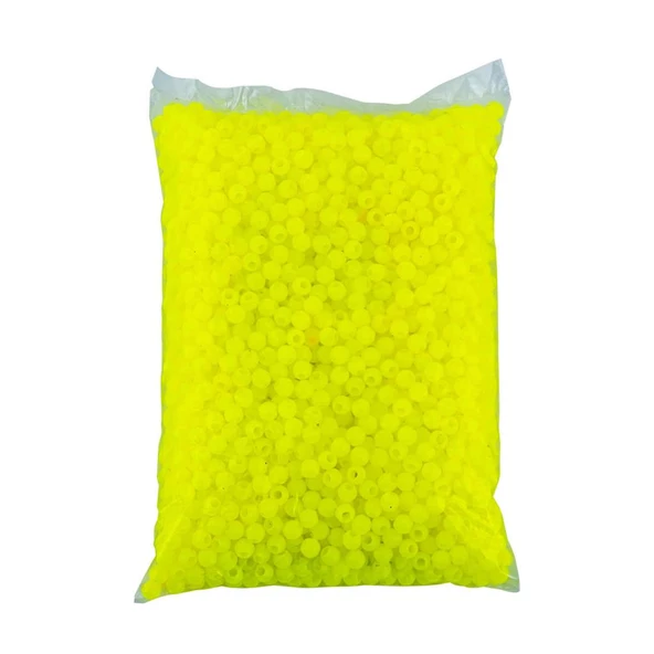 Yüzen Sazan Boncuğu - 10 MM - Neon Yeşili (1 KG) - 2