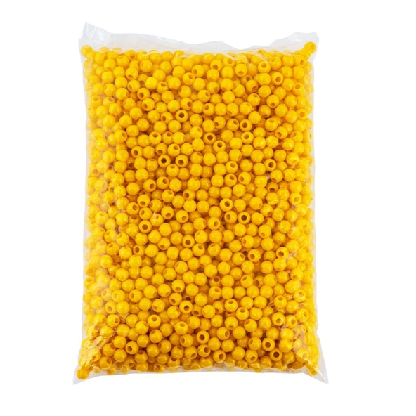 Yüzen Sazan Boncuğu - 10 MM - Sarı (1 KG) - 2