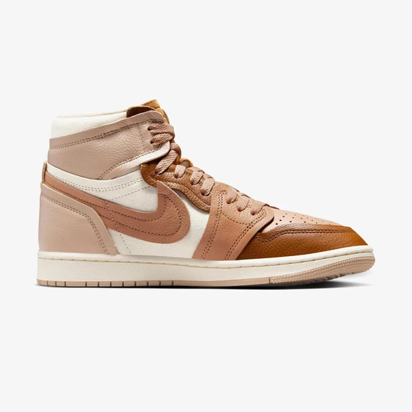 Nike Air Jordan 1 High Method of Make Legend Medium Brown Kadın Kahverengi Sneaker Spor Ayakkab LİMİTED EDİTİON FB9891-200 - Resim 2