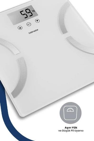 Goldmaster Form Vücut Analizli Banyo Baskülü(Gm8176) - 6