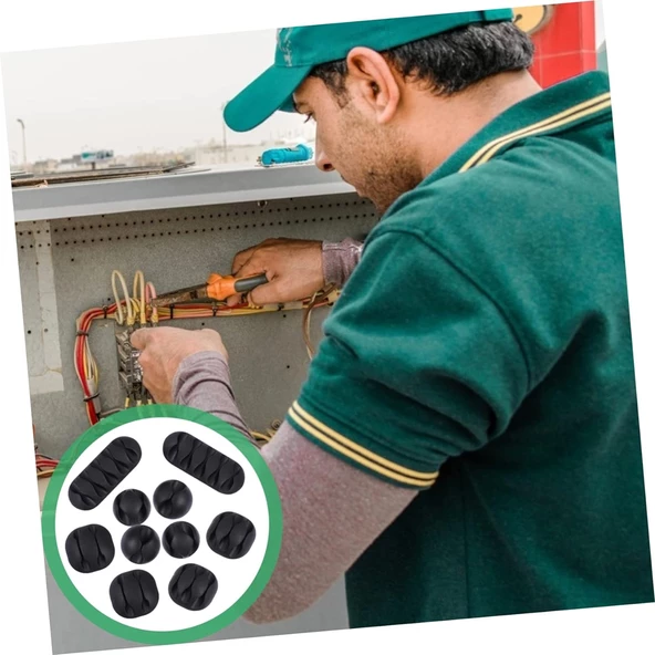 POWERMASTER PM-22778 10LU KABLO DÜZENLEYİCİ KLİPS - 4