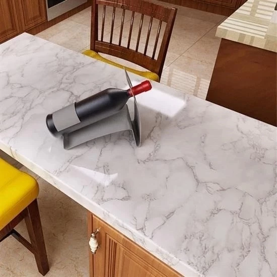 5mt X 60 Cm Mermer Desenli Masa Tezgah Mutfak Su Geçirmez Yapışkanlı Folyo Sticker - 7