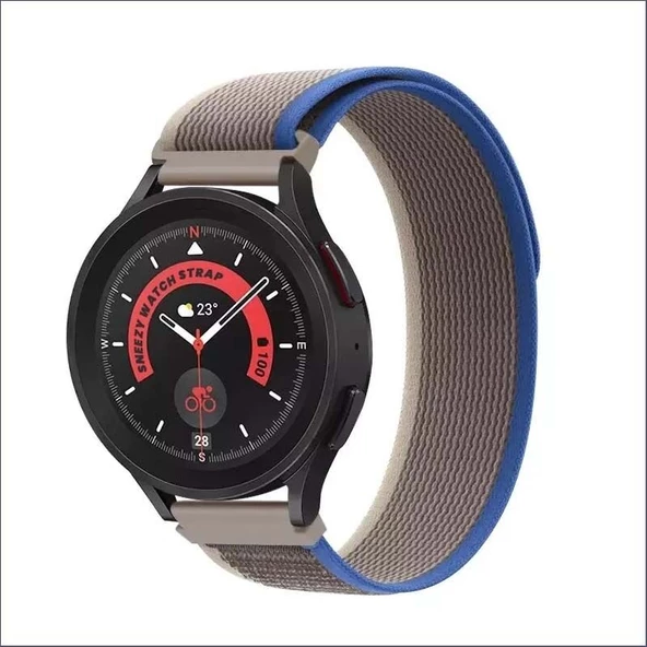 Huawei Watch GT 3 Elegant – Active 42mm Uyumlu 20mm Wander Trail Loop Kordon  Mavi