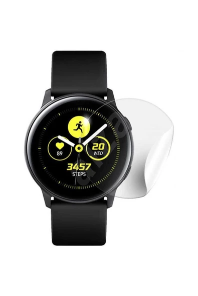 Ekoodukkan   Samsung Galaxy Watch Active 2 44mm Nano Ekran Koruyucu Şeffaf (2 Adet)