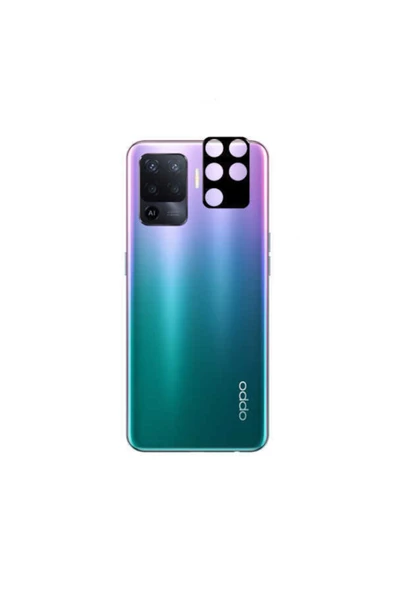 Ekoodukkan   Oppo Reno 5 Lite Uyumlu 3d Kamera Camı Siyah