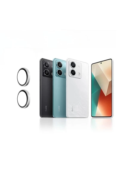 Ekoodukkan   Xiaomi Redmi Note 13 Uyumlu Kamera Lens Koruyucu Safir