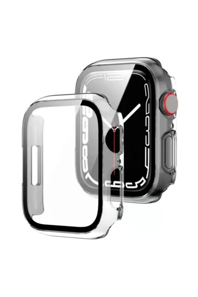 Ekoodukkan   Apple Watch Seri 7 - 41mm Uyumlu Watch Gard Ekran Koruyucu 360 Koruma