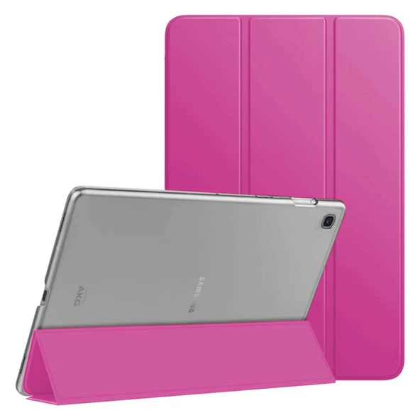 Samsung Galaxy Tab A T510/T515/T517 Standlı Smart Cover Tablet Kılıf - 3