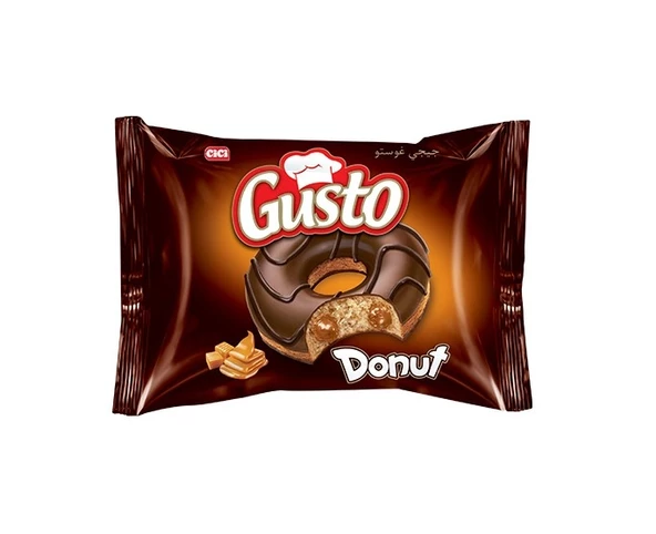 Gusto Donut Karamelli Kek 35 Gr. 24 Adet (1 Kutu) - Resim 2