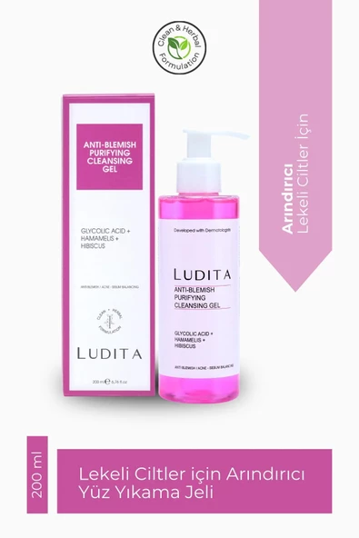 Ludita Leke Karşıtı Arındırıcı Temizleme Jeli 200ML