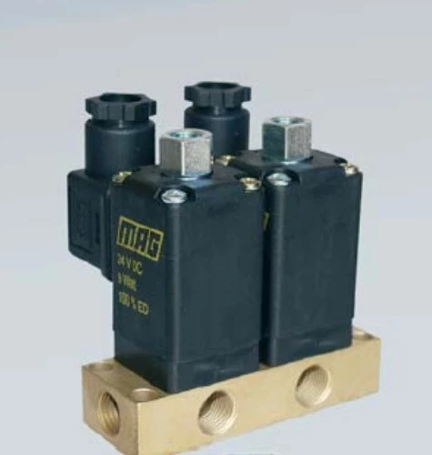 MAG VALF BV 1/4 - 3/2 12 DC 24 DC 220V İKİLİ - Resim 2