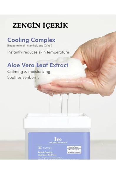 Dermal Ice Cooling Toner Pad 120 Adet - Resim 3