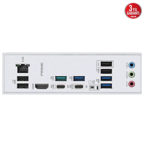 ASUS PRIME X870-P, 4xDDR5, 4xM.2, HDMI, DP, Type-C, AMD Ryzen 9000-8000 ve 7000 Serisi, AM5 Soket Anakart - 3