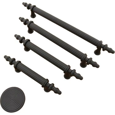 WUVERA Gündüz Kulp Mobilya Mutfak Dolabı Çekmece Dolap Kulpları Kapak Kulpu Kulbu Mat Siyah 96 mm - 4