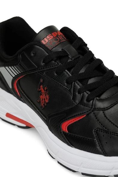 U.S. Polo Assn. FELIX 4PR 101812250 Erkek Spor Ayakkabı Siyah Kırmızı 40-45 - 7