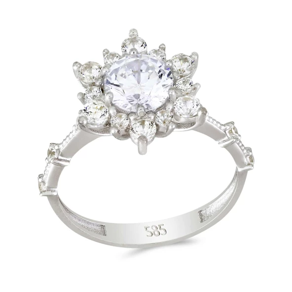 Altın Lotus Yüzük T071266 ürün görseli 1