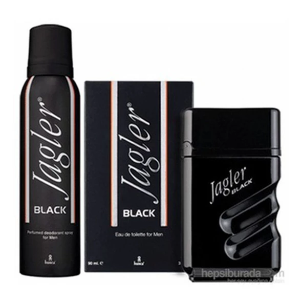 Jagler Black Erkek Parfüm Seti 90 ml EDT + 150 ml Deodorant